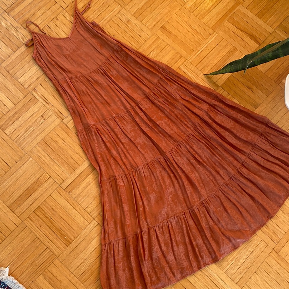 Auguste the label jacquard maxi dress